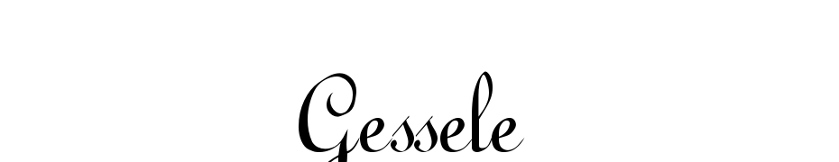 Gessele Regular cкачати шрифт безкоштовно